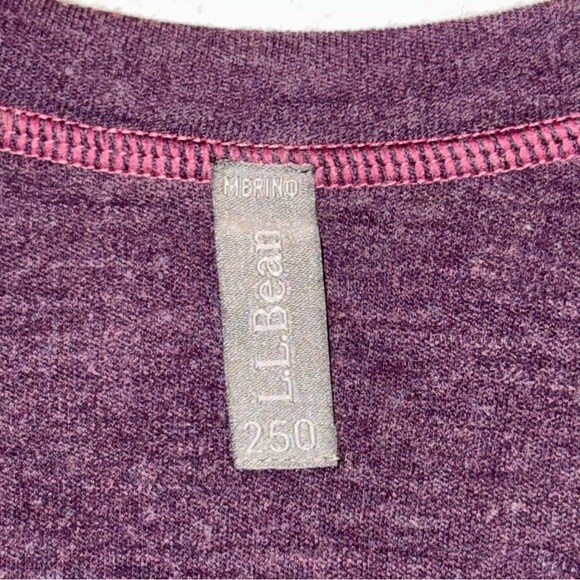 L.L. Bean Women's Midweight 250 Crew 100% Merino Wool Midweight 2X Plus Top - Picture 10 of 10